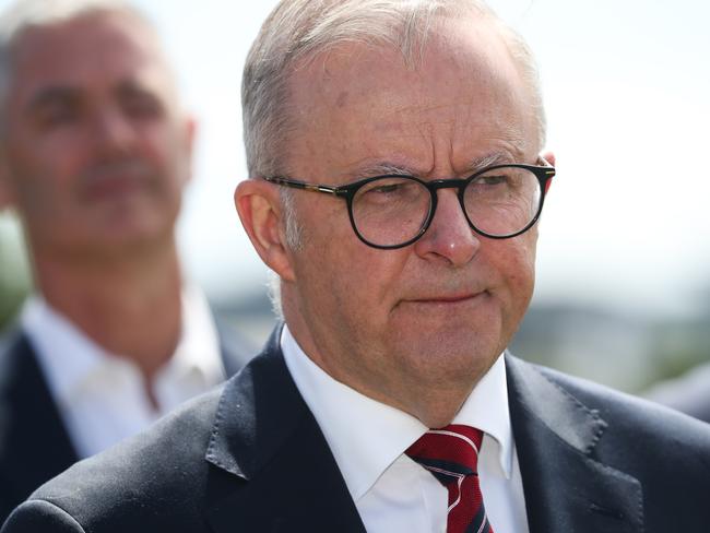 SYDNEY, AUSTRALIA : NewsWire Photos - JANUARY 21 2025;  The Prime Minister, Anthony Albanese, is in Western Sydney today and addresses the media in a press conference. Picture: NewsWire/ Gaye Gerard