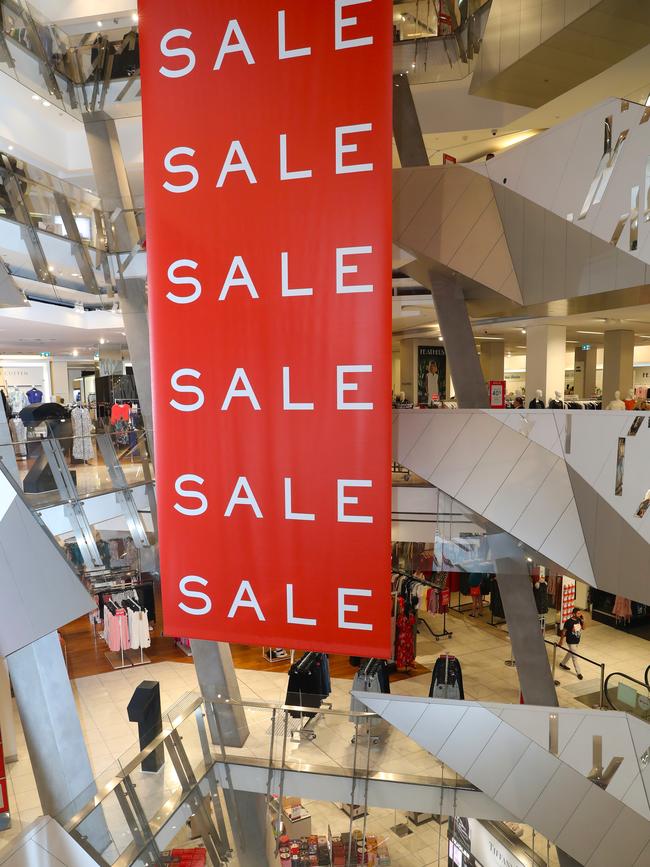 While most consumers may like huge discounts, it’s not doing the broader fashion industry any good. Picture: David Crosling