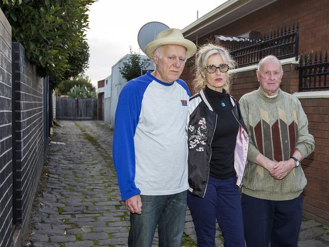 Tom and Vanessa Forsell and Laurie Cunningham fought a similar battle nearby last year. Picture: Sarah Matray