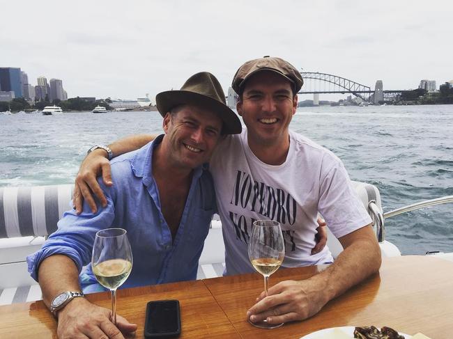 Instagram photo of Karl Stefanovic with his brother Peter in 2017.