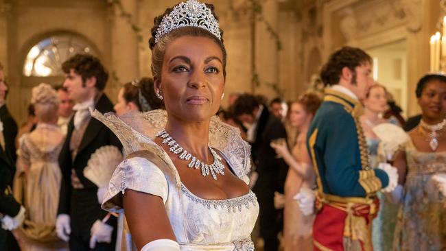 Adjoa Andoh as Lady Danbury in Netflix series Bridgerton. Picture: Netflix