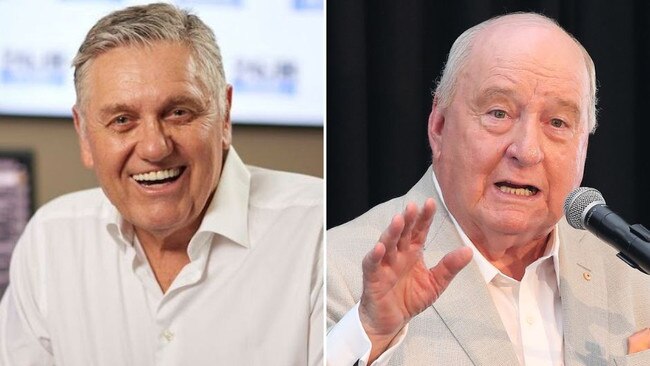 Ray Hadley and Alan Jones.