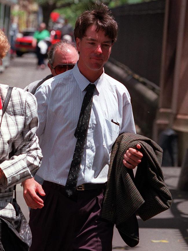 Graeme MacDonald outside court.