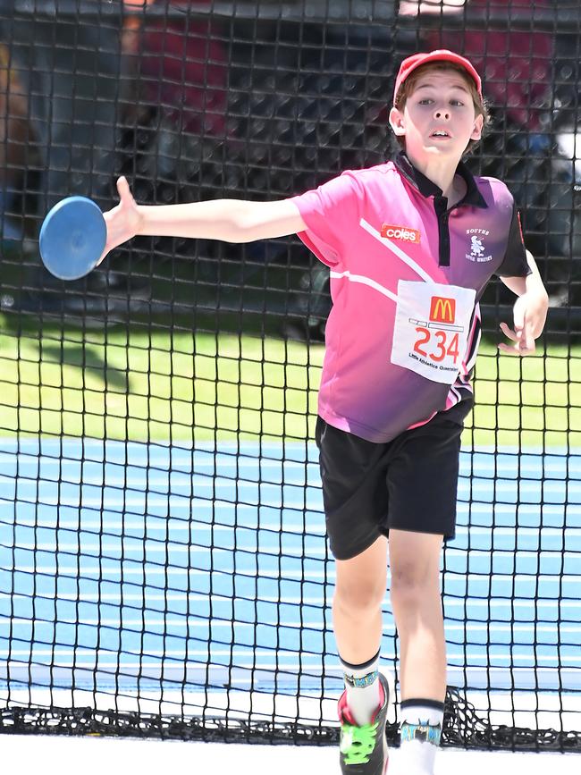 Queensland Little Athletics State Relay Championships. Saturday December 2, 2023. Picture, John Gass