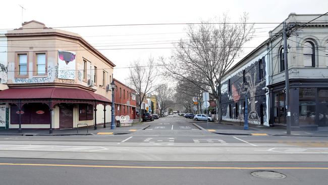 Brunswick St in Melbourne. Picture Rebecca Michael