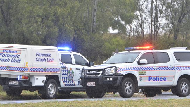 Brisbane man Patrick John Hannah was arrested on Saturday, March 2, after police forced the stolen car he was travelling in to a stop at Plainland.