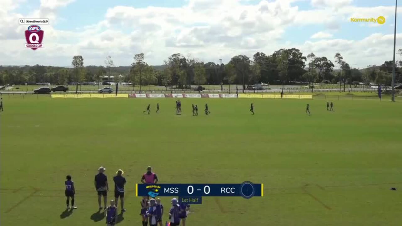 Replay: Mooloolaba SS v Ryan Catholic College - 2024 AFLQ Schools Cup State Finals Day 1