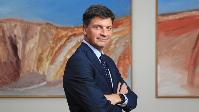 Energy Minister Angus Taylor says emissions are at their lowest on record. Picture: John Feder