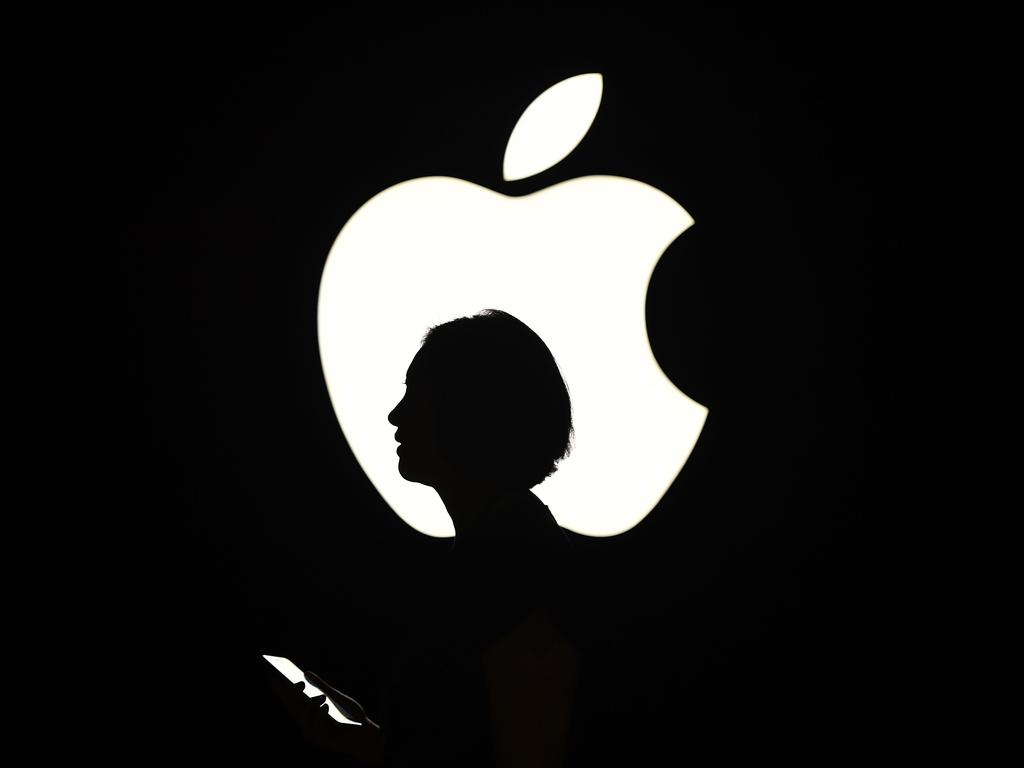 Victims of child sexual abuse in the US have sued Apple for $US1.2 billion in damages, over claims the tech giant failed to stop the distribution of illegal material. Picture: Josh Edelson/AFP