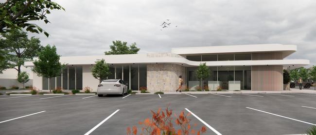 The proposed medical centre in Port Lincoln would contain a general practice and four tenancies for allied health services. Picture: D’Andrea Architects