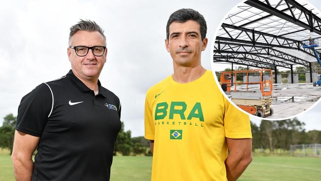 Sporting director Melvyn Wilkes and head of sports science and performance Bruno Pena Couto. Picture: Patrick Woods.