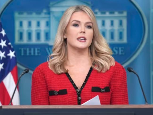 When White House press secretary Karoline Leavitt strolled in front of the cameras in what appeared to be a Chinese-made dress to justify Trump’s dramatic escalation, the Chinese had a field day.