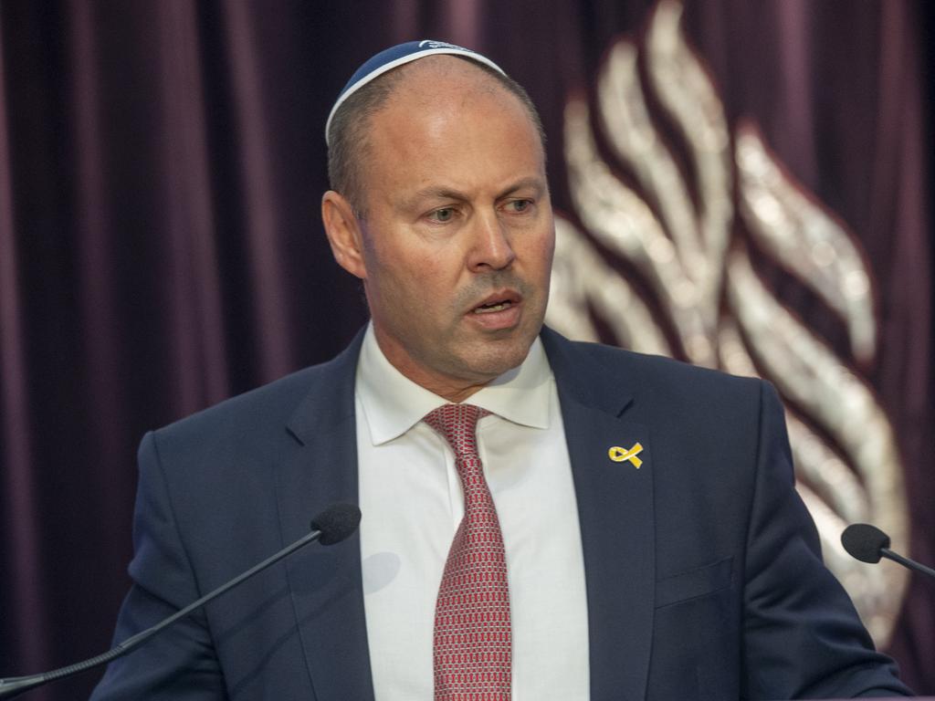 Josh Frydenberg says anti-Semitism is a fight we must — and will — win. Picture: Jeremy Piper