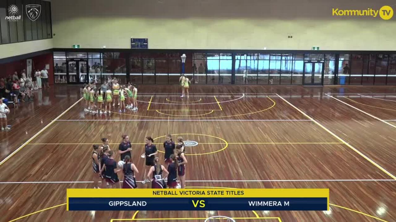 Replay: Gippsland v Wimmera Mallee (15&U)—2025 Netball Victoria State Titles Day 2