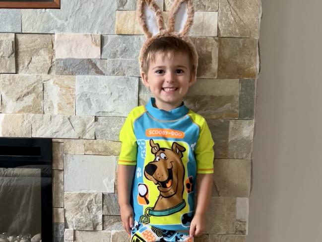 Sonny - “Easter dog” is coming so his pick of the week has been his scooby doo swimmers and a pair of Easter dog ears. Who wouldn’t love his big bright smile. <b><a href="https://www.dailytelegraph.com.au/newslocal/blacktown-advocate/vote-help-us-find-the-cheekiest-toddler-in-nsw/news-story/9ae7eb32bd93be85a472b448d0c19dda">VOTE HERE </a></b>