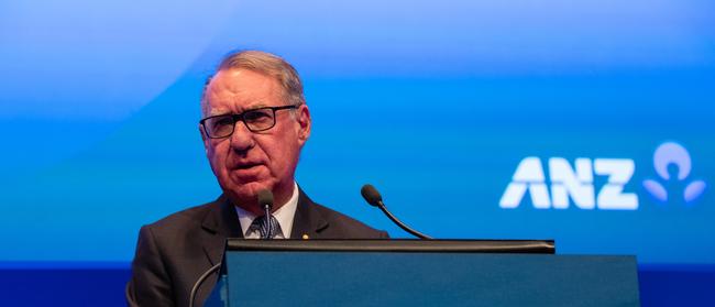 Departing ANZ Chairman David Gonski.