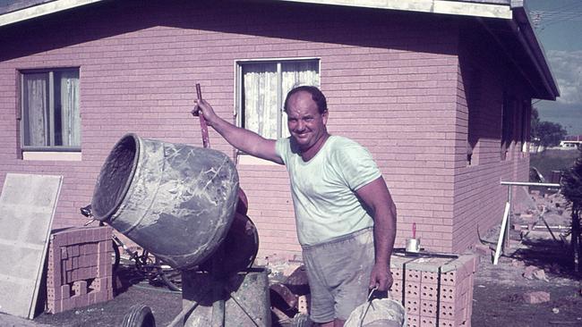 Neil Victorsen (pictured) during construction of his Palm Beach home. Photo Supplied.