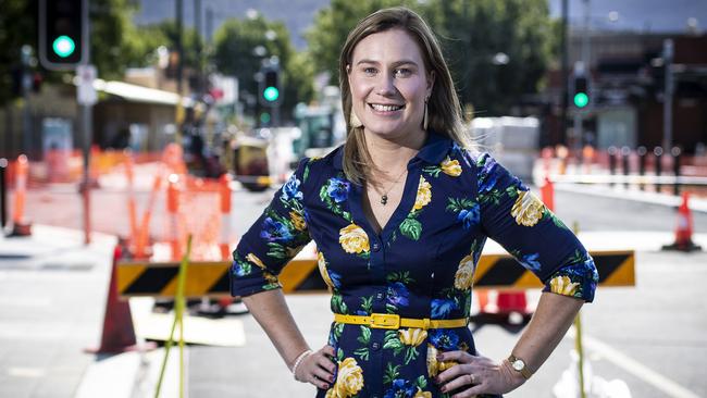 Glenorchy Mayor Kristie Johnston. Picture: LUKE BOWDEN