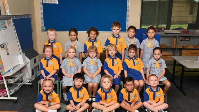 OONOONBA STATE SCHOOL. Prep F Natasha Francis. Picture: Shae Beplate. Oonoonba State School Prep F Teacher: Natasha Francis Teacher Aide: Nicole Whittle Back: Harrison Lester, Marlei Chong, Morris, Max Dutton, Nina Dunk, Iva Dunk. Middle: Willow Kennedy, Matilda Chatfield, Olyvia, Ari Rhodes, Ellery, Remi Parker-Richards. Front: Brooklyn Burden, Seowoo Jeong, Lockie Garrard, Harry Thompson, Ryan Clayton.