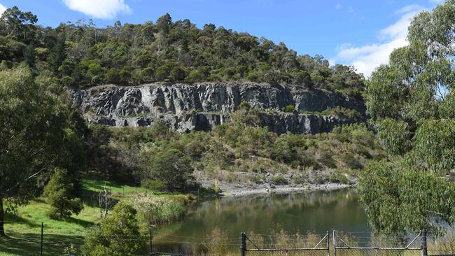 The lake at the quarry. Picture: Lawrence Pinder