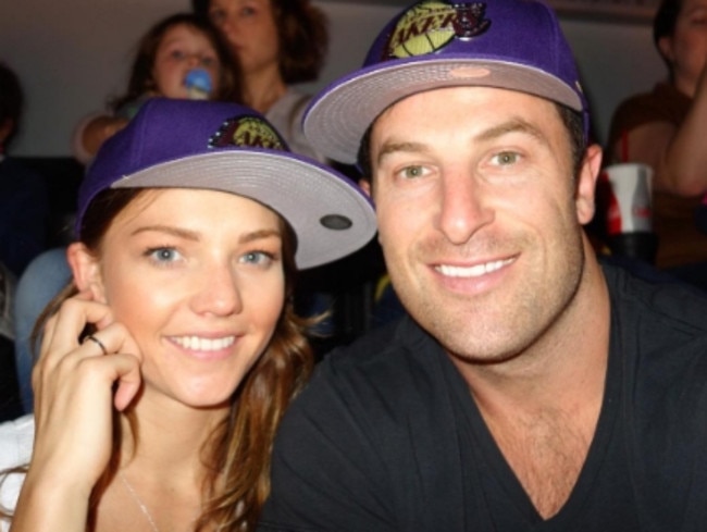 Better days ... Sam and Sasha Mielczarek split after 18 months together.