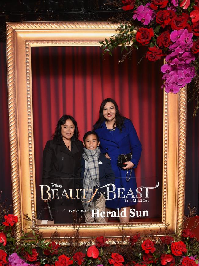 Opening night: Beauty and The Beast at Her Majestys Theatre, Melbourne. Picture: Josie Hayden