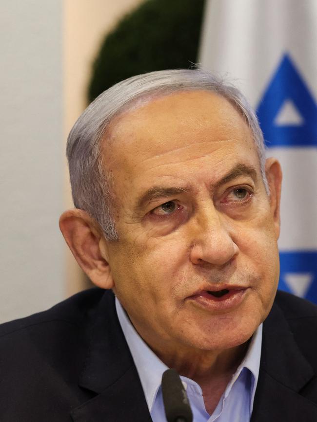 ’Totally infiltrated’: Benjamin Netanyahu. Picture: POOL/AFP