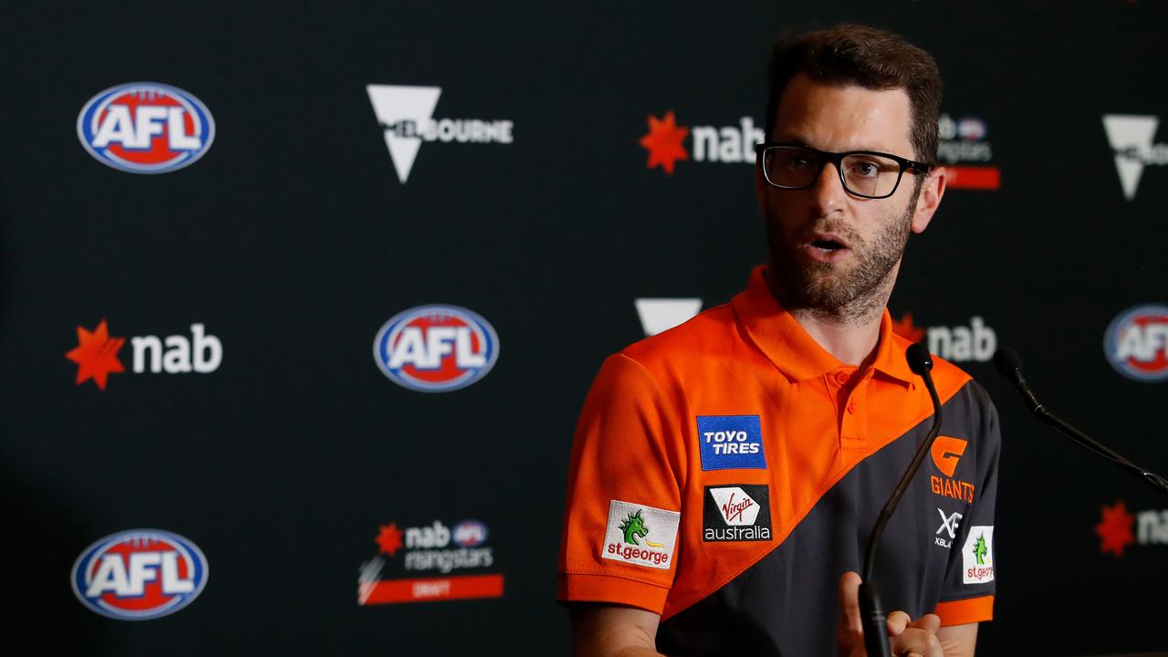 AFL draft 2021 GWS Giants Adrian Caruso reveals club s stance on