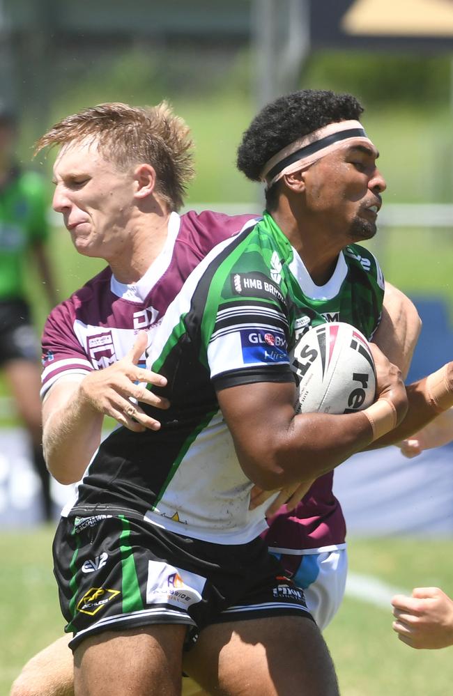 Blackhawks Under-18s (Mal Meninga Cup) vs Mackay Cutters at Jack Manski Oval. Jamal Shibasaki. Picture: Evan Morgan