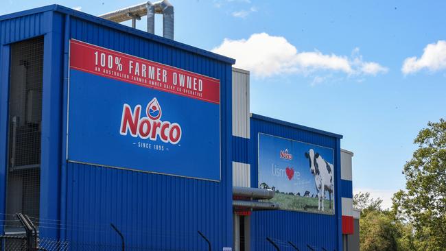 Norco Ice Cream factory in South Lismore, exterior building. 2022.