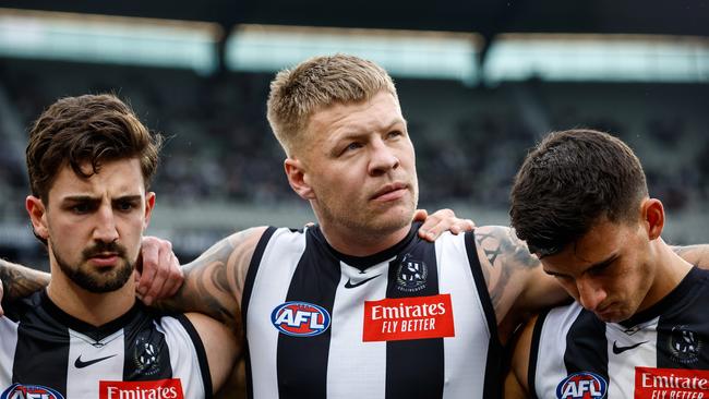 Jordan De Goey is believed to be dealing with illness. Picture: Dylan Burns/AFL Photos via Getty Images