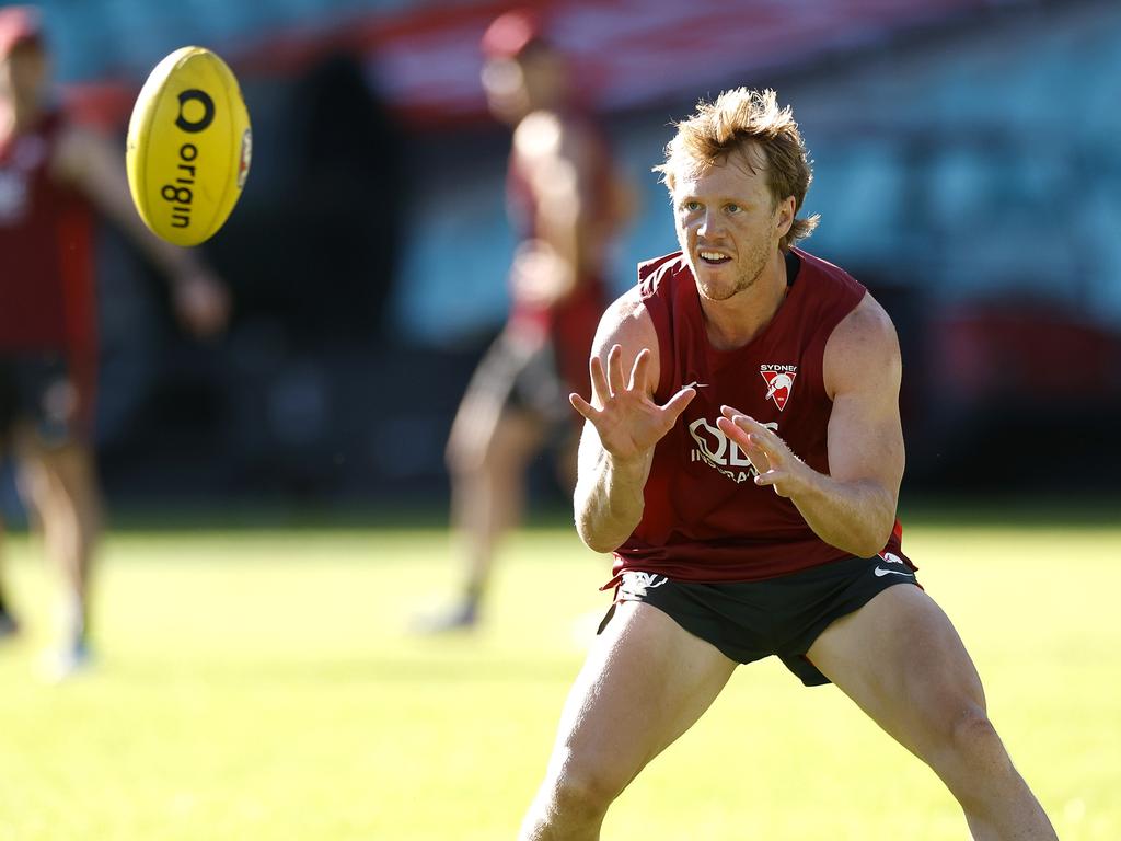 Swans captain Callum Mills could make his return through the VFL. Picture: Phil Hillyard