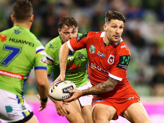 Gareth Widdop kept the Dragons in the hunt against Canberra. Picture: Getty Images