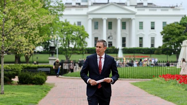 Treasurer Jim Chalmers, who is in Washington DC for annual G20, IMF and World Bank meetings, has warned against countries “battening down and retreating inward” amid concerns of rising protectionism. Picture: Supplied