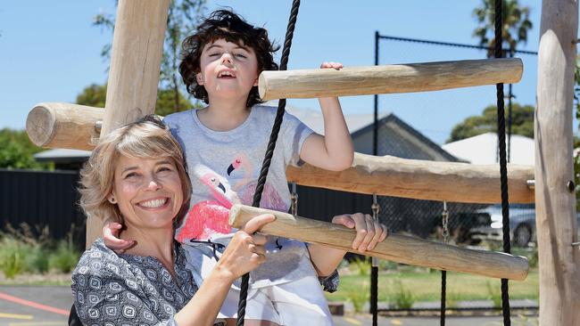 Elizabeth Routley’s daughter Ella, 11, is just one of a number of children with disabilities who would benefit from the new playground. Picture: Roger Wyman