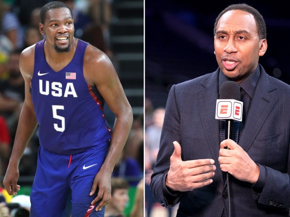 Kevin Durant and Stephen. A. Smith's feud could be back on.