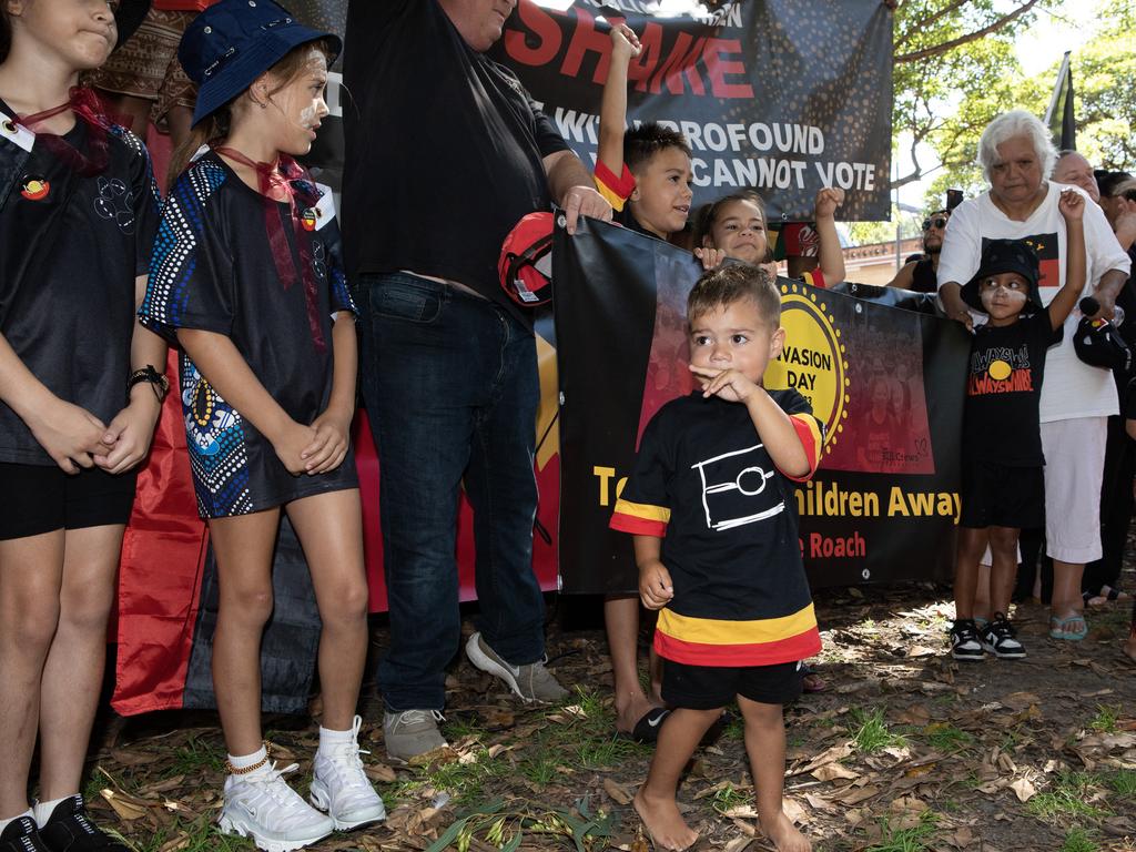 Protesters of all ages were in Sydney’s crowd. Picture: NCA NewsWire / Brendan Read