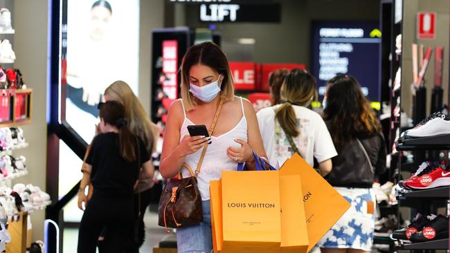 One year later, the shops are bustling again. Picture: NCA NewsWire/Gaye Gerard