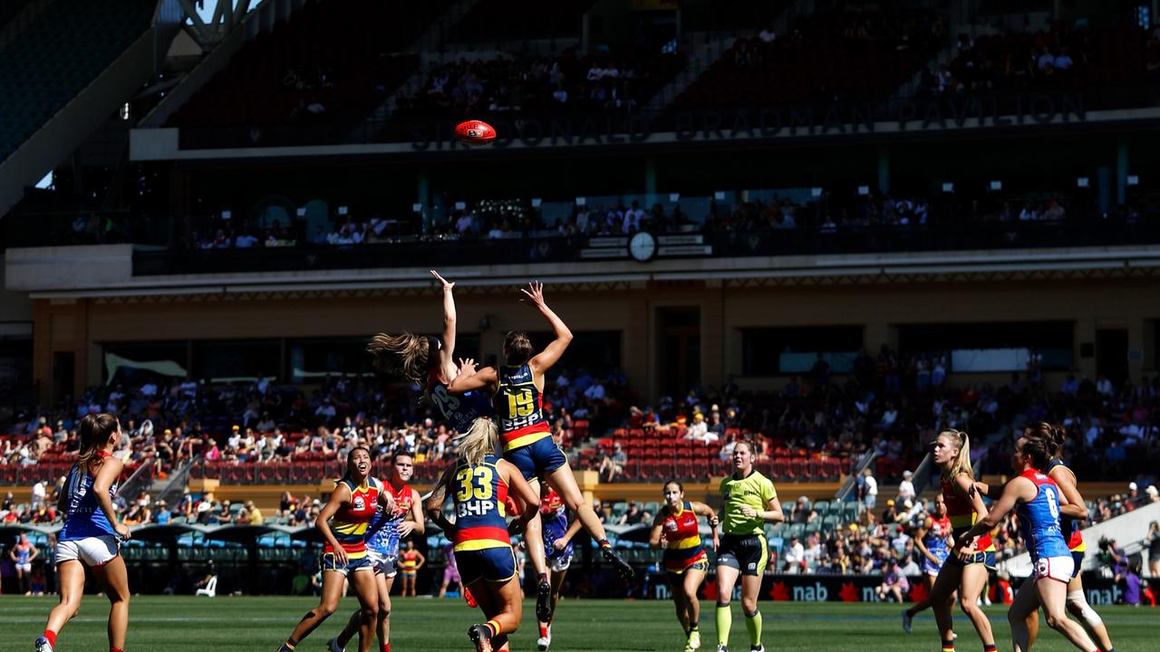 A general view during the 2022 AFLW Grand Final. Photo by Dylan Burns/AFL Photos via Getty Images.