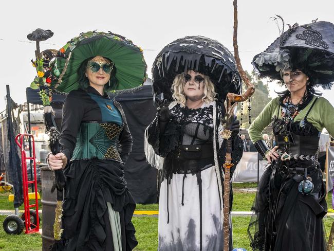 Willie Smith's Midwinter Festival Huonville - Talena Everett, Loulou Ethereal and Jessy G. Picture: Caroline Tan