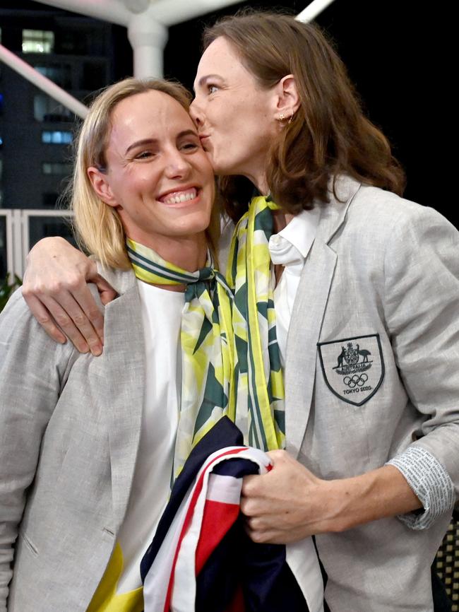 Sisters Cate and Bronte Campbell are chasing their fifth and fourth Olympic Games respectively. Picture: Delly Carr