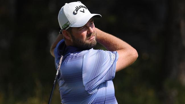Marc Leishman during the first round of the BMW Championship.