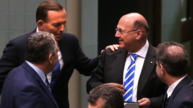 When his office leaked against Arthur Sinodinis in December 2014, Abbott backed Peta Credlin; Sinodinis became a bitter foe.