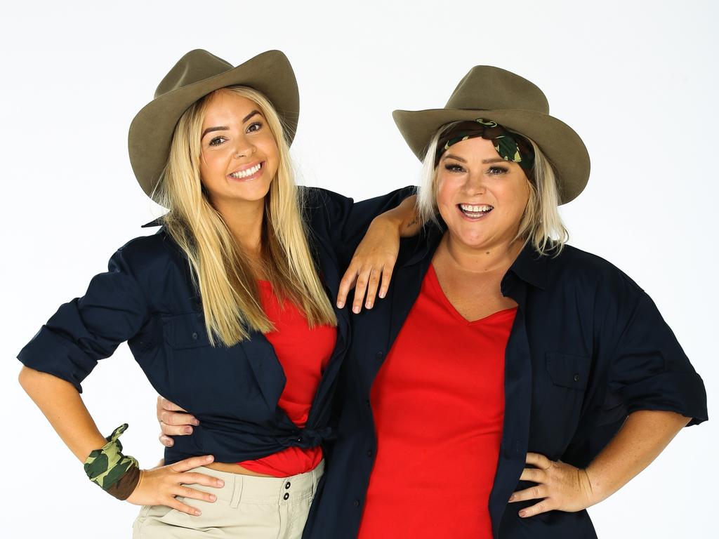 Angie Kent and Yvie Jones were fan favourites on I’m A Celebrity. Picture: NIGEL WRIGHT 