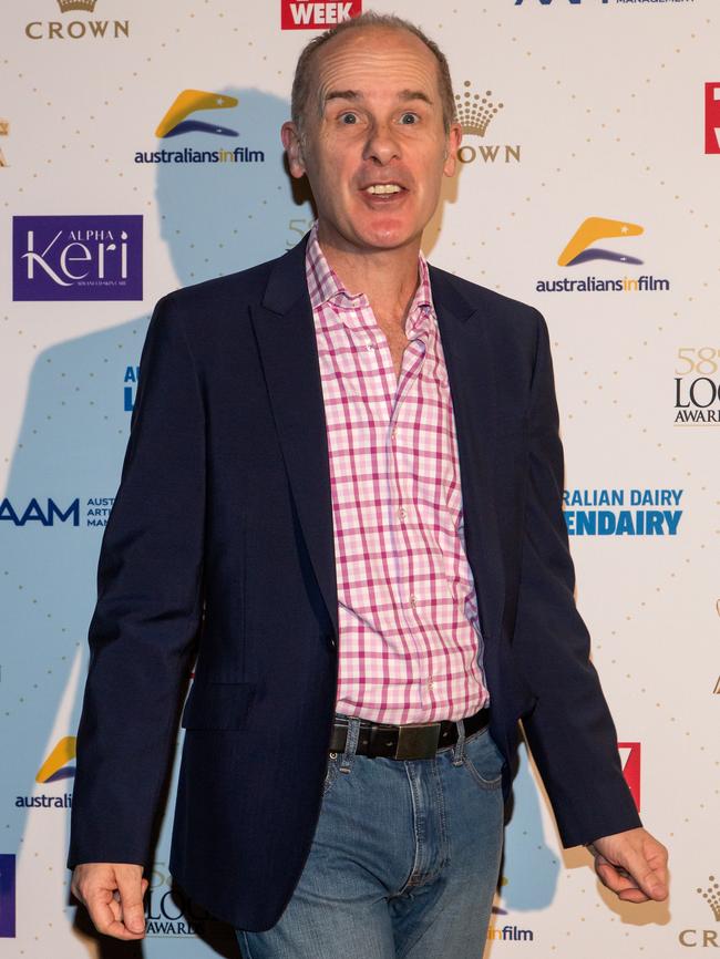 Tom Gleisner saw his Network Ten show Have You Been Paying Attention nominated in the Best Entertainment Program and Most Outstanding Entertainment Program categories. Picture: Mark Dadswell