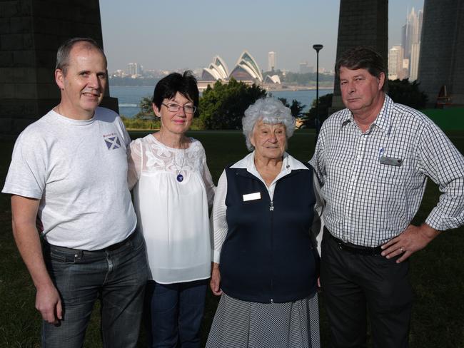 Festival organisers Sol Solomon, Margaret Winnett, Margaret Sharpe and Mal Nicolson. Photo: Adam Ward