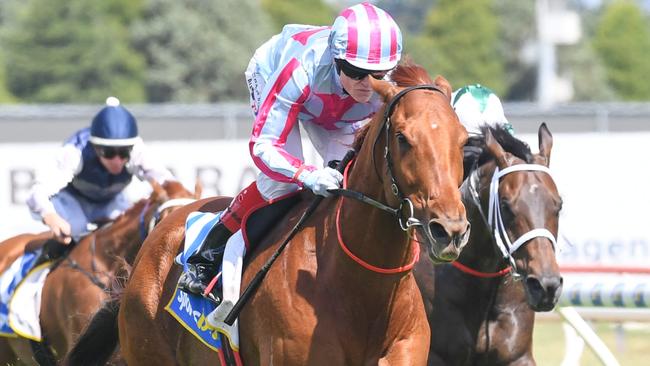 Mrs Chrissie wins at Ballarat on December 7. Picture: Brett Holburt / Racing Photos