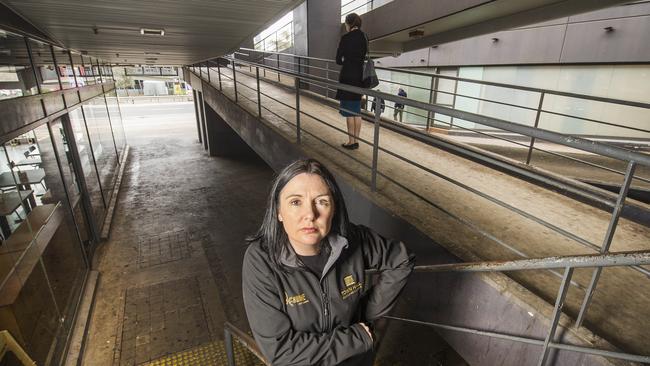 Hume Mayor Carly Moore says she is disappointed there has been no substantial money for the redevelopment of the Broadmeadows train station. Picture: Rob Leeson