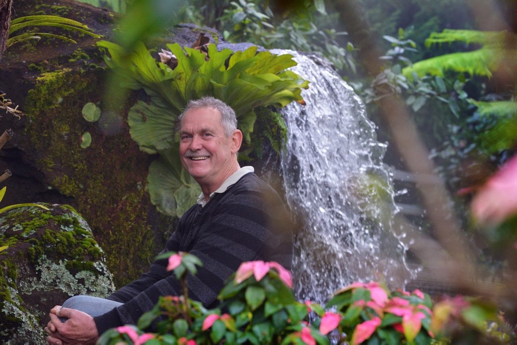Frank Shipp has a grand vision with his Maleny Botanical Garden project. Photo: John McCutcheon / Sunshine Coast Daily. Picture: john mccutcheon