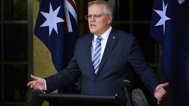 Scott Morrison says ‘the reopening of NSW ‘will be a moment to cherish’. Picture: Getty Images